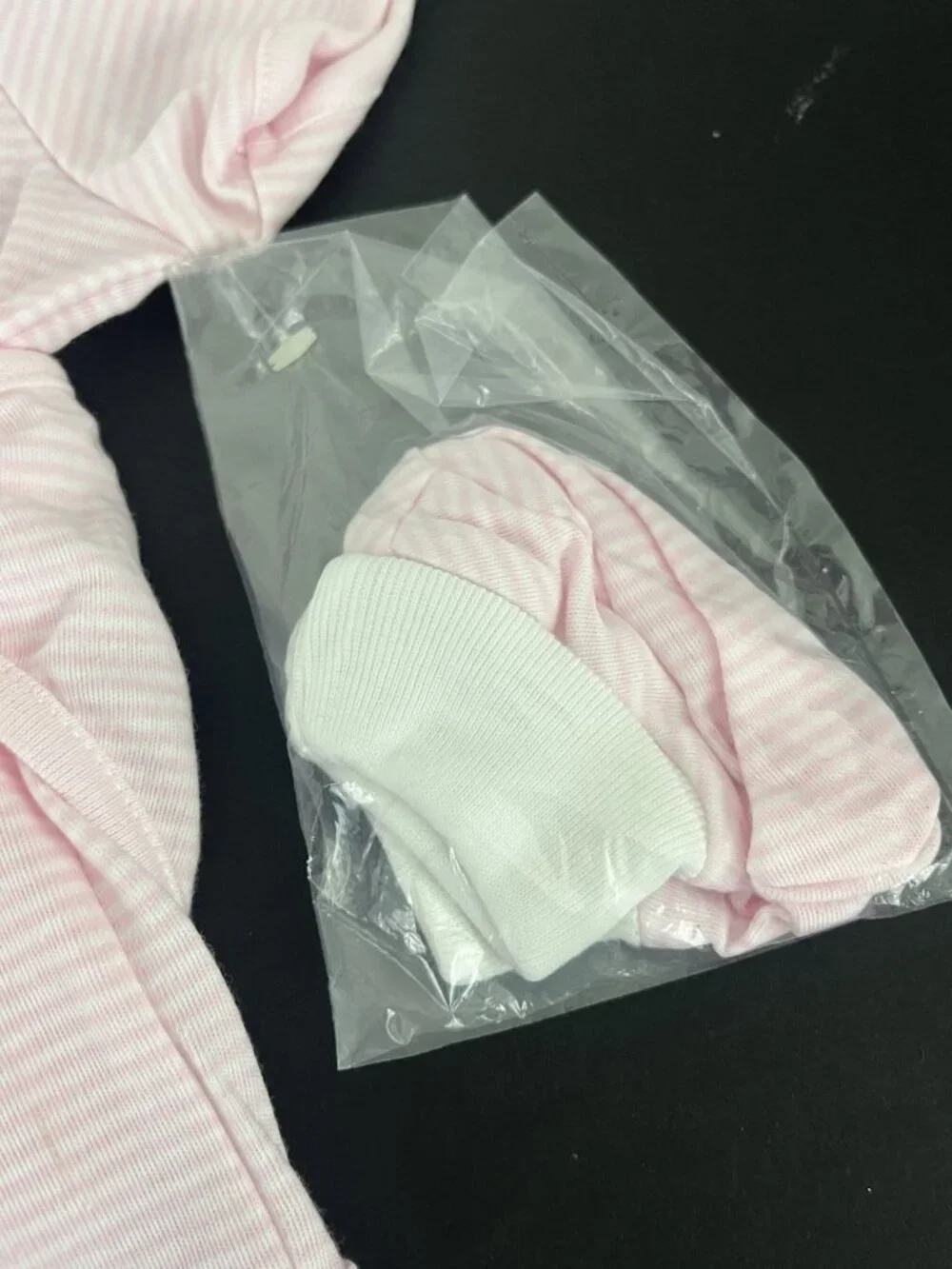 Vintage Basic Editions Baby Girl 3-6 months Pink Stripe Romper One Piece NWT